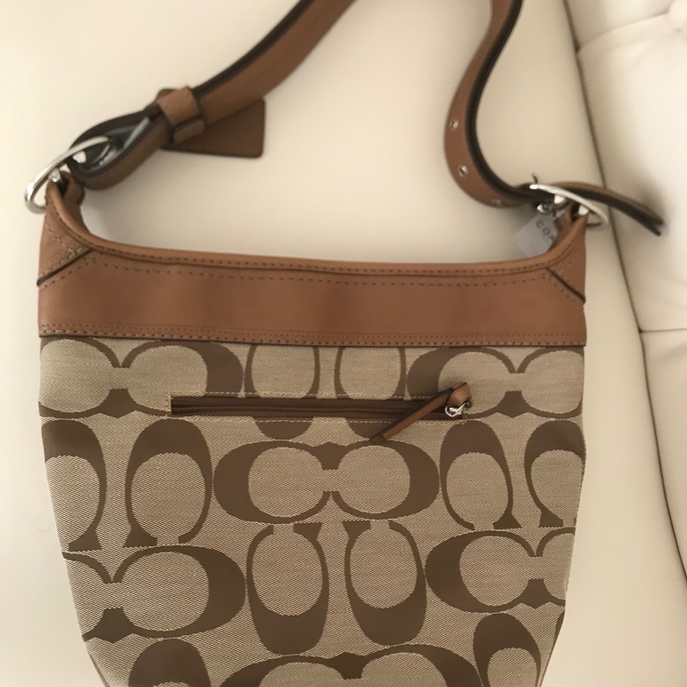 Coach Signature Handbag - Picture 6 of 8